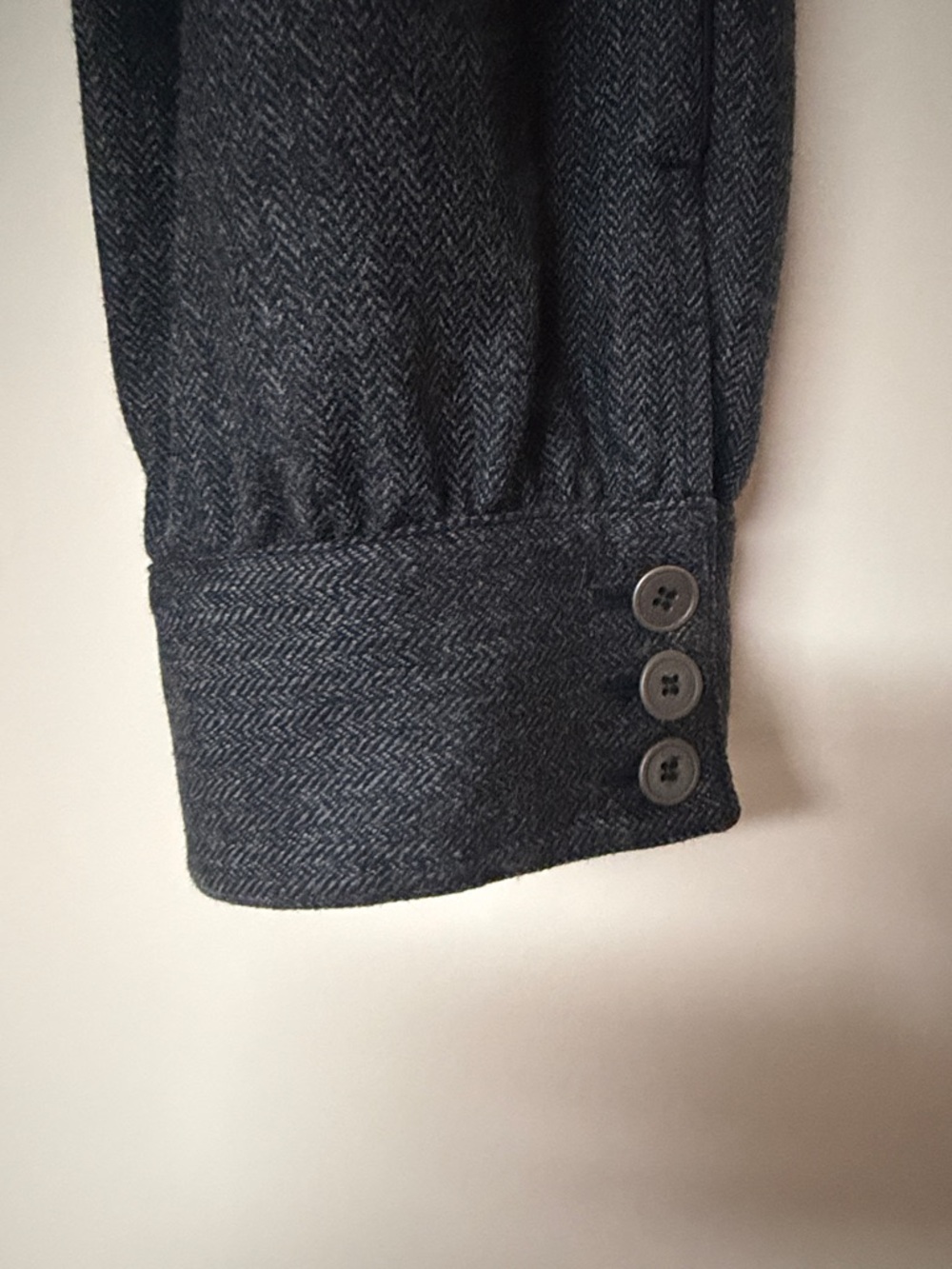 Joie Dark Gray Herringbone Capris - Picture 3 of 4
